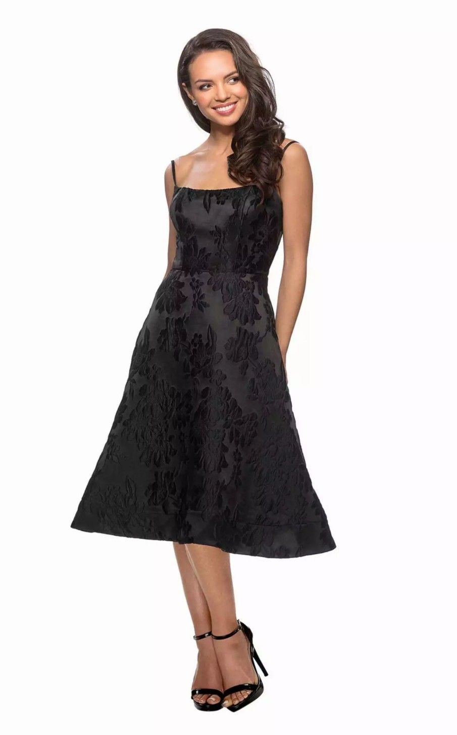 Cocktail Dresses * | La Femme 27748 Dress Black