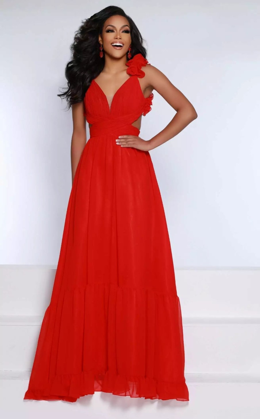 Red Carpet * | Johnathan Kayne 2619 Dress