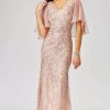 Long Prom Dresses * | Lara 29465 Dress Dusty-Rose