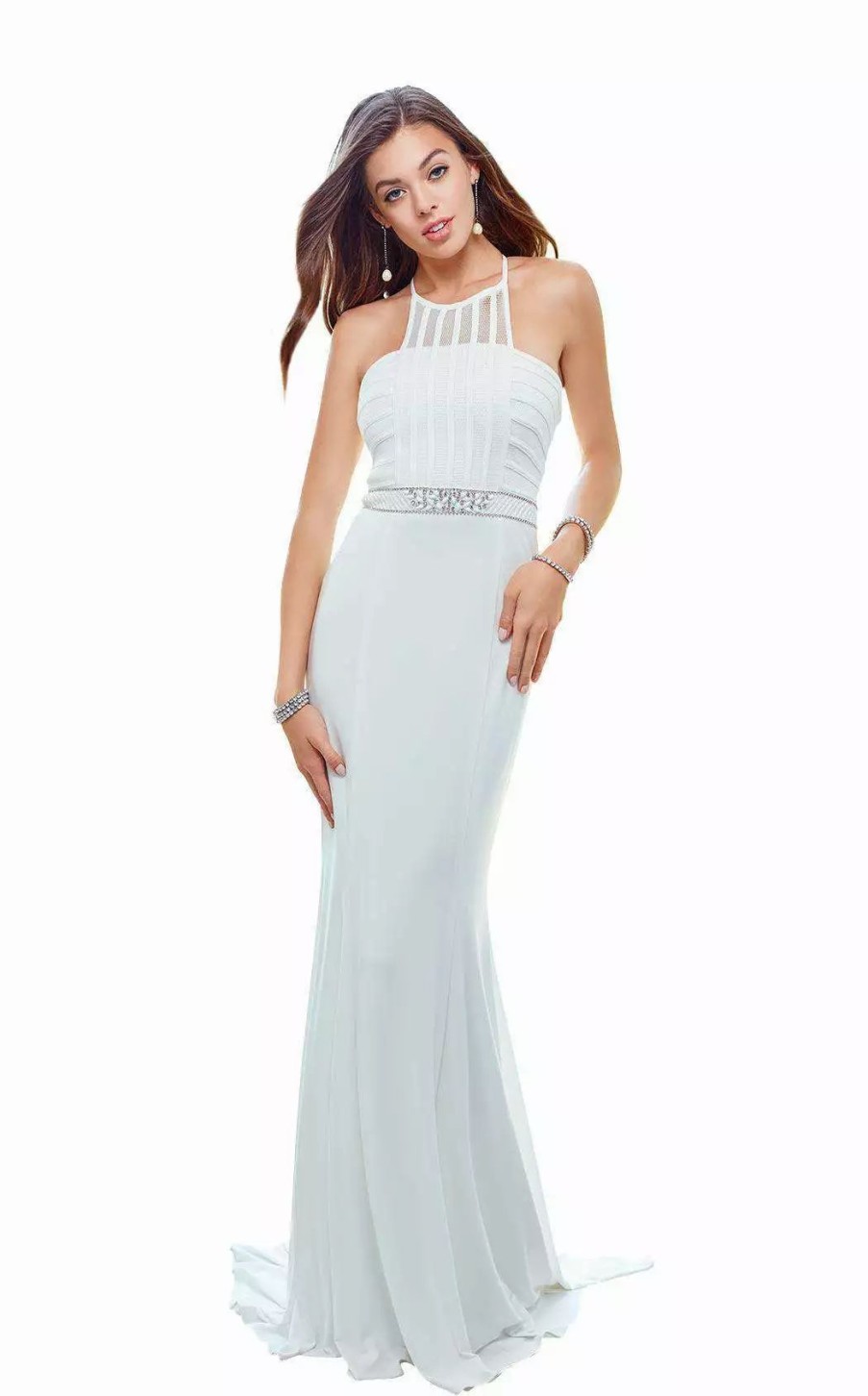 Long Prom Dresses * | Clarisse 3534 Dress Ivory