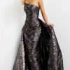 Red Carpet * | Jovani 06255 Dress Grey-Brown