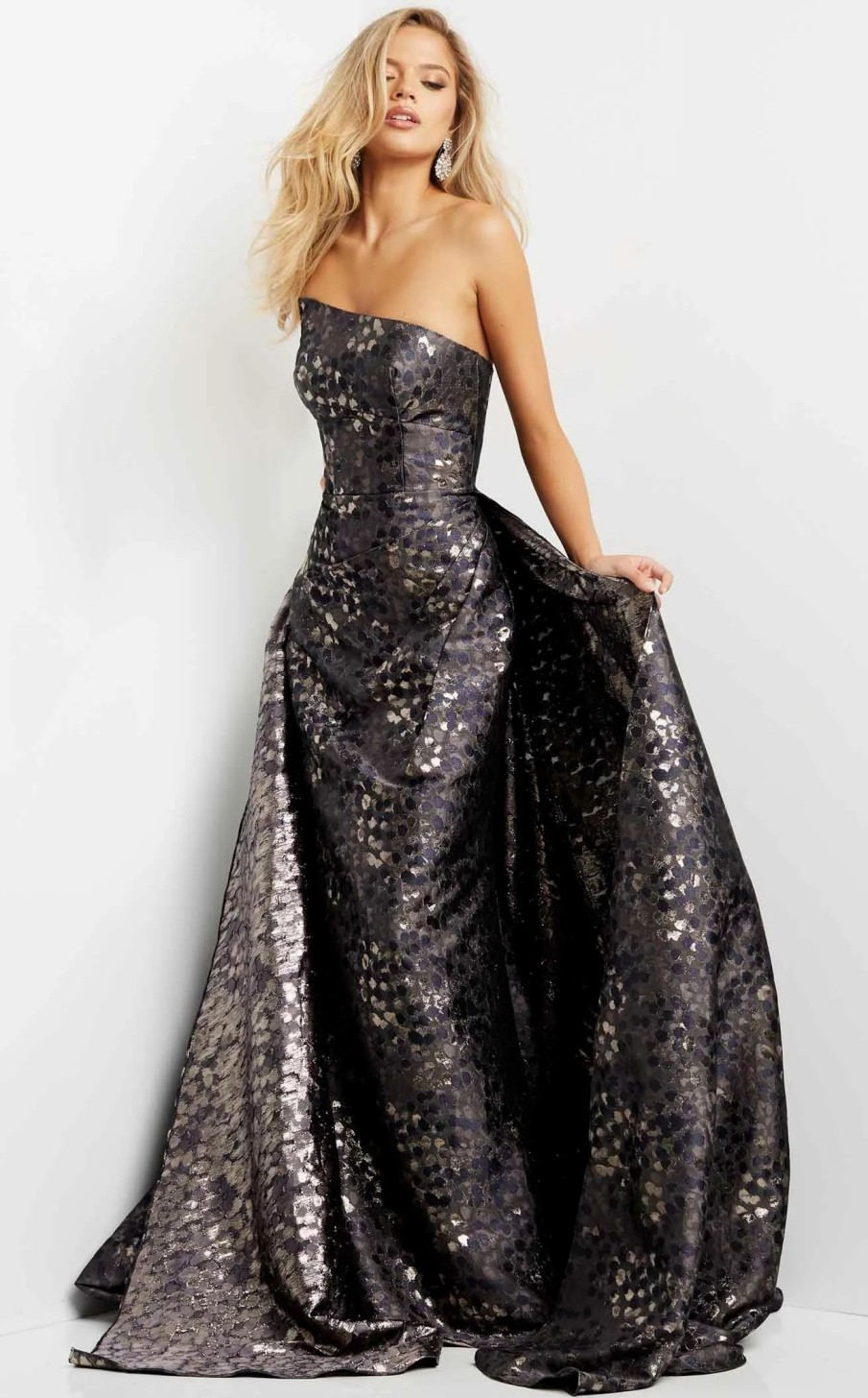 Red Carpet * | Jovani 06255 Dress Grey-Brown