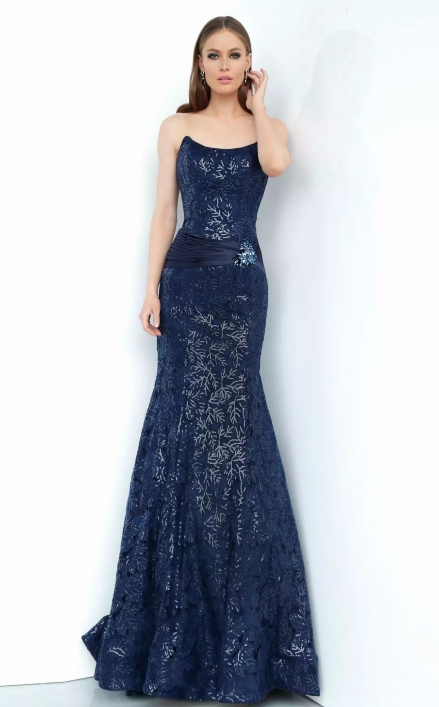 Red Carpet * | Jovani 62939Bg Dress Navy