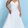 Plus Size Dresses * | Sydneys Closet Sc5247 Dress Ivory