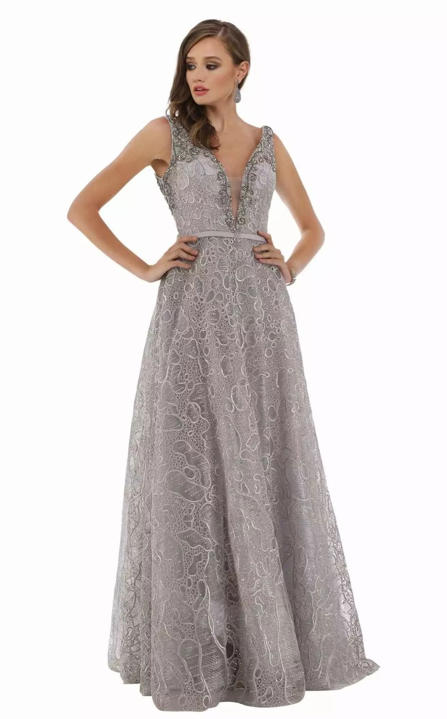 Red Carpet * | Lara 29776 Dress Silver