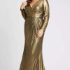 Plus Size Dresses * | Mac Duggal Fabulouss 49073 Dress Bronze