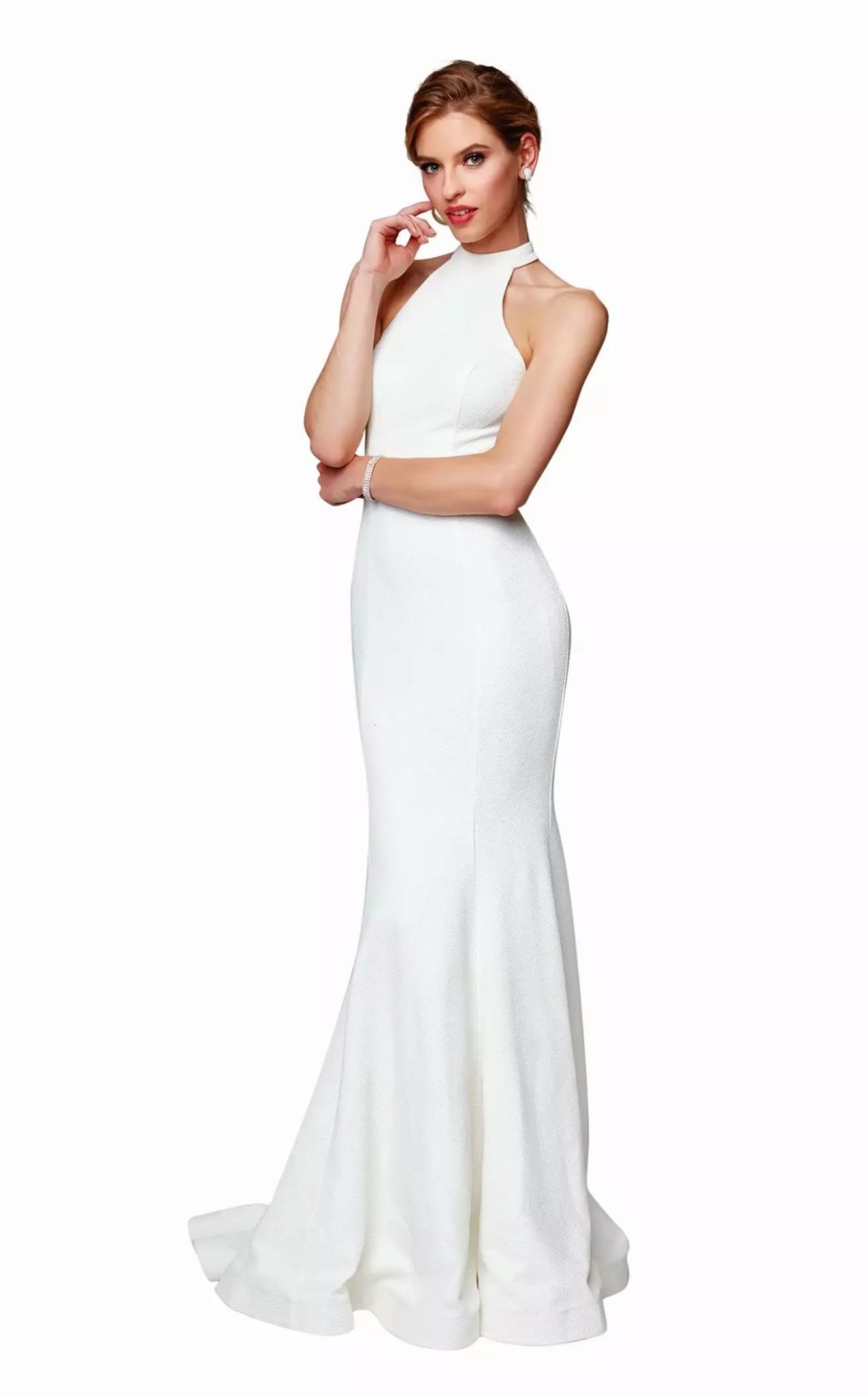 Long Prom Dresses * | Clarisse 600137 Dress Ivory