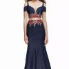 Long Prom Dresses * | La Femme 25848 Dress Dark Wash