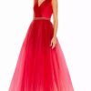 Red Carpet * | Mac Duggal 20378 Dress Red-Ombre