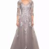 Red Carpet * | La Femme 30229 Dress Silver-Pink