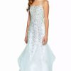 Long Prom Dresses * | Amarra 20703 Dress Diamond-White