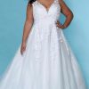 Plus Size Dresses * | Sydneys Closet Sc5259 Dress Ivory