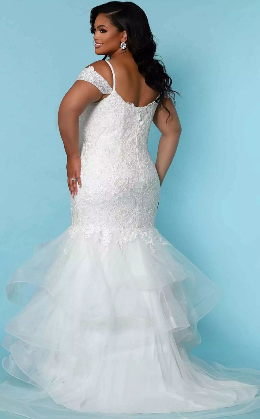 Plus Size Dresses * | Sydneys Closet Sc5268 Dress Ivory