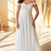 Plus Size Dresses * | Cinderella Divine 7258W Dress Off-White