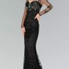 Red Carpet * | Elizabeth K Gl2101 Dress Black