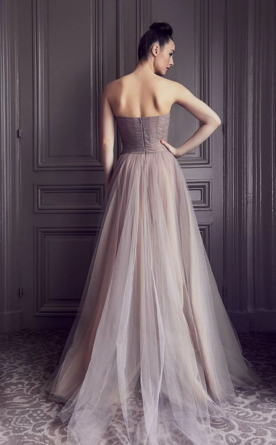 Red Carpet * | Gatti Nolli Couture Ga5296 Dress Taupe