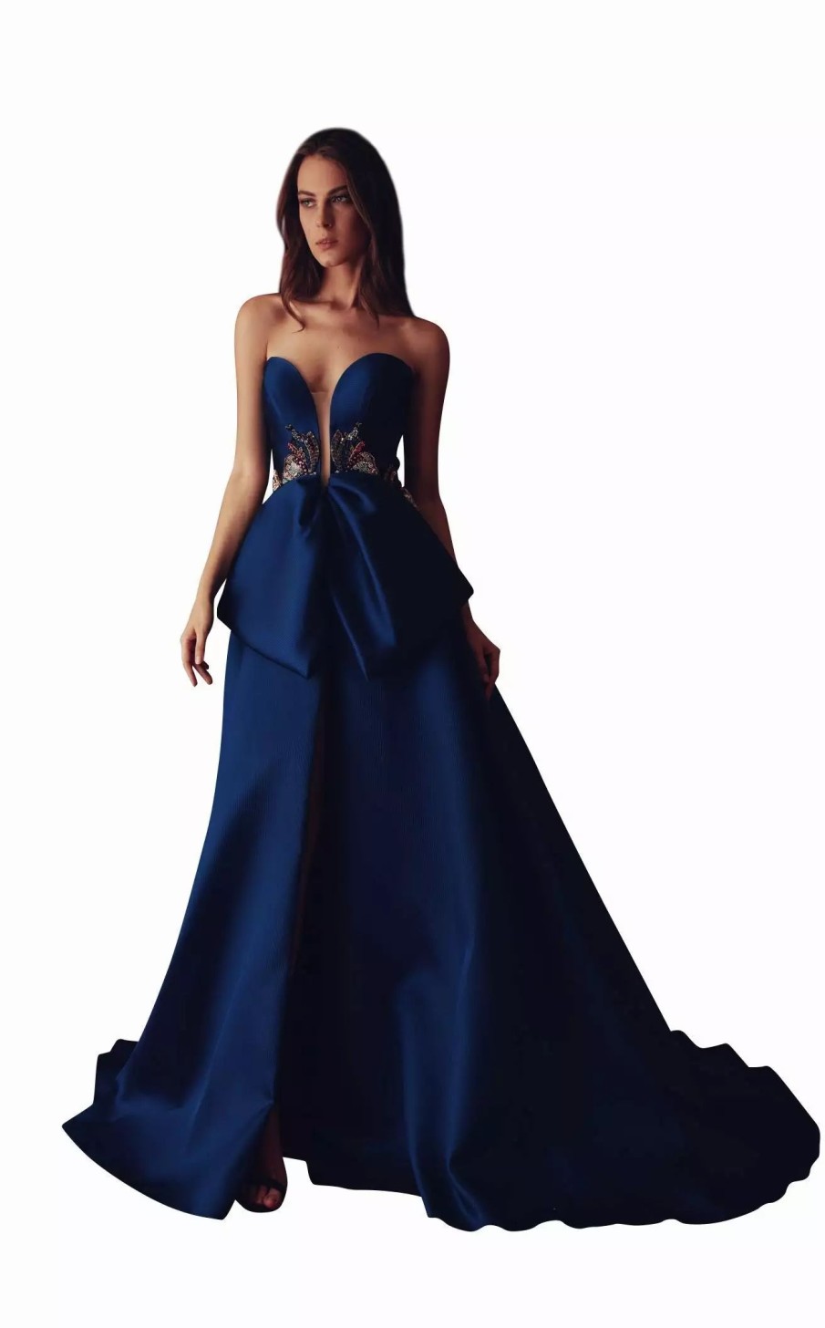 Red Carpet * | Gatti Nolli Couture Gad5002 Dress Navy