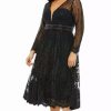 Plus Size Dresses * | Mac Duggal Fabulouss 67902 Dress Black