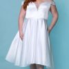 Plus Size Dresses * | Sydneys Closet Sc5280 Dress White