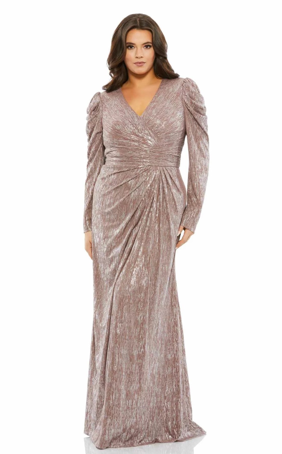 Plus Size Dresses * | Mac Duggal Fabulouss 49503 Dress Mauve