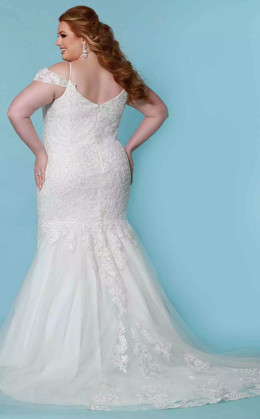 Plus Size Dresses * | Sydneys Closet Sc5273 Dress Ivory