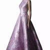 Red Carpet * | Edward Arsouni Couture Ss0353 Dress Lilac