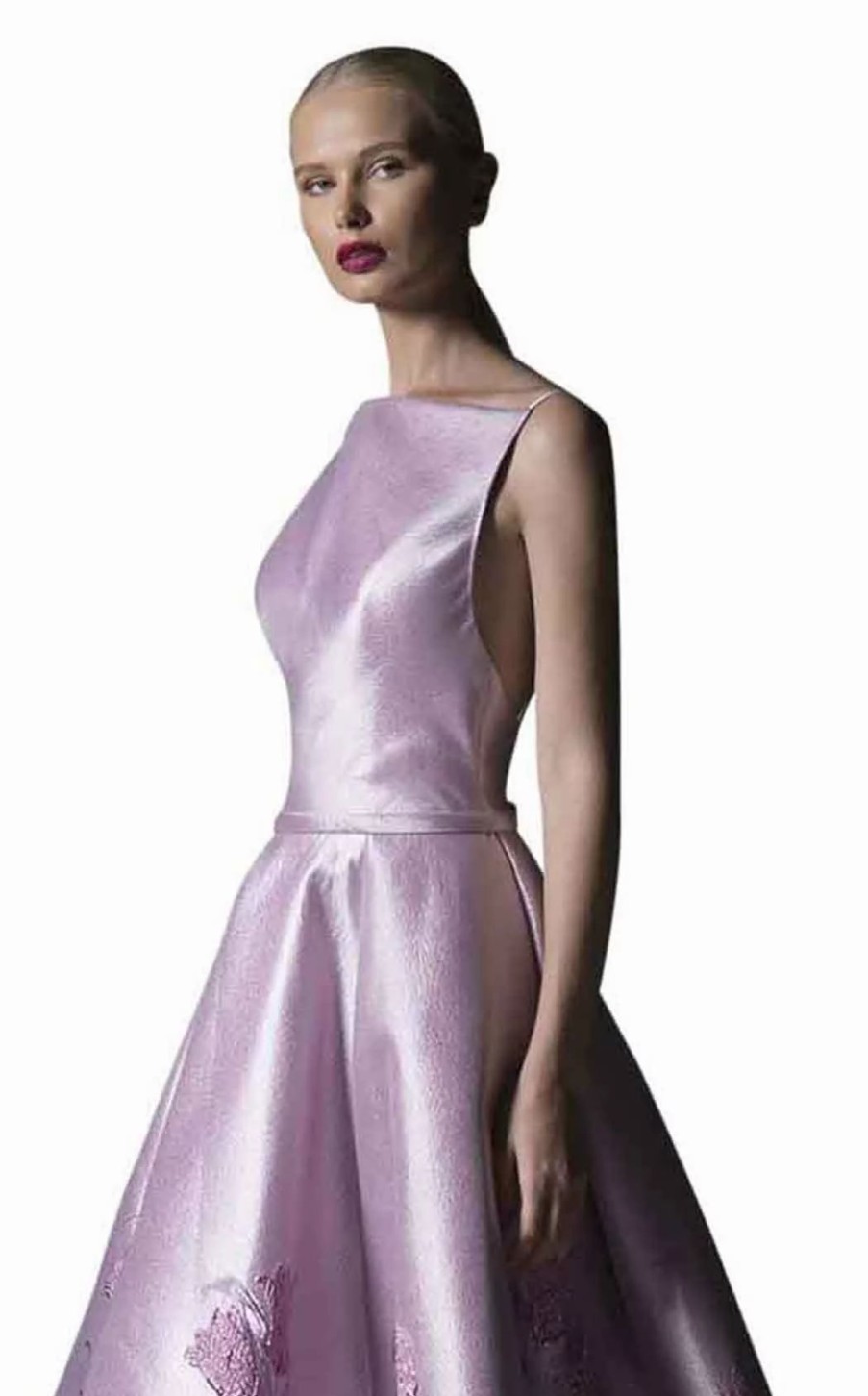 Red Carpet * | Edward Arsouni Couture Ss0353 Dress Lilac