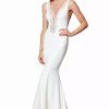 Long Prom Dresses * | Clarisse 600129 Dress Ivory