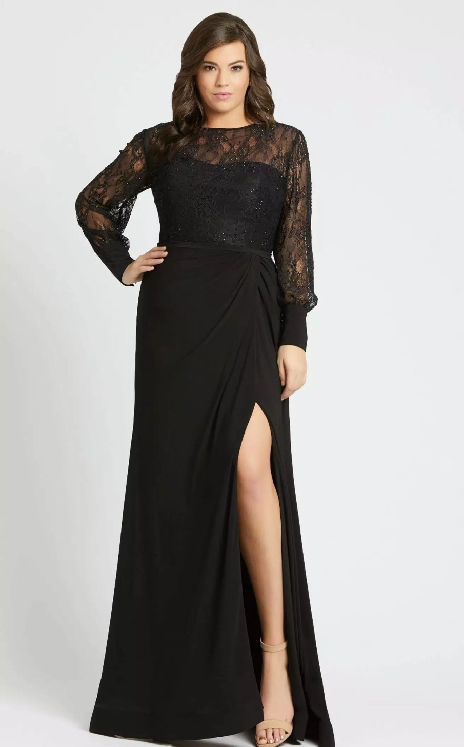 Plus Size Dresses * | Mac Duggal Fabulouss 67143 Dress Black