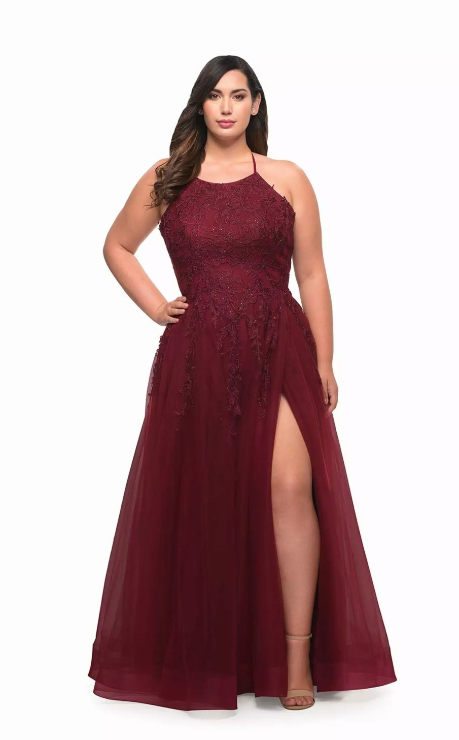 Plus Size Dresses * | La Femme 29071 Dress