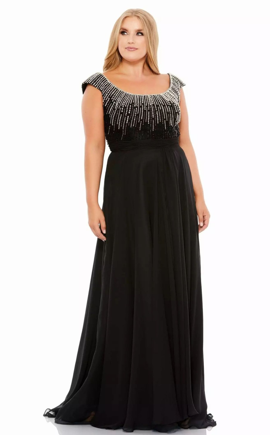 Plus Size Dresses * | Mac Duggal Fabulouss 67735 Dress Black