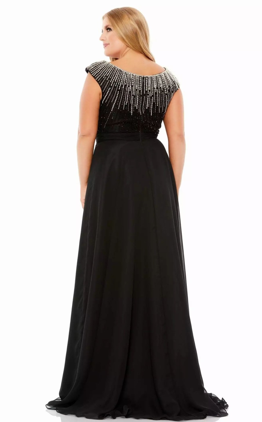 Plus Size Dresses * | Mac Duggal Fabulouss 67735 Dress Black