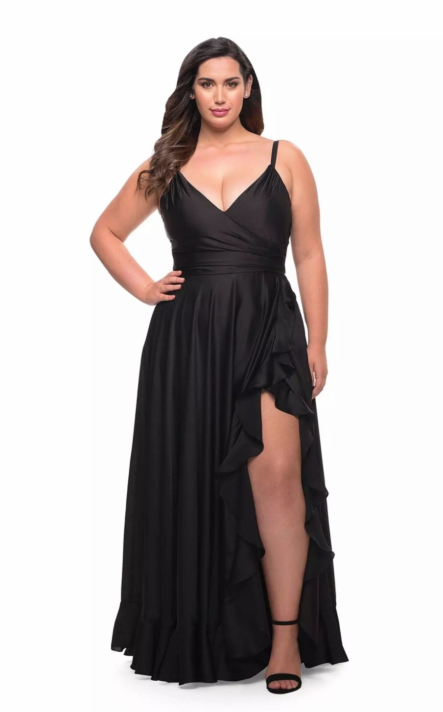 Plus Size Dresses * | La Femme 29740Cl Dress