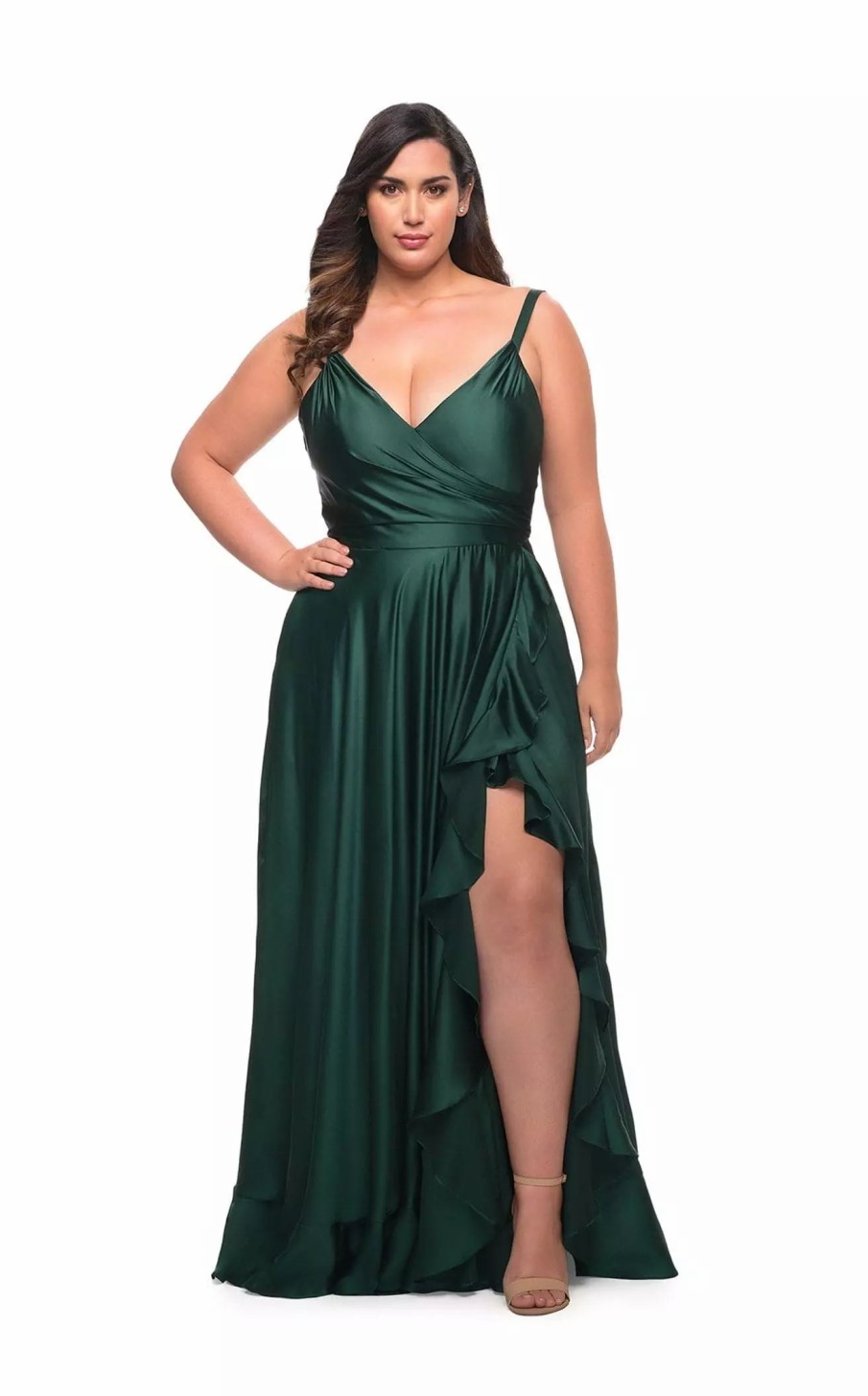 Plus Size Dresses * | La Femme 29740Cl Dress