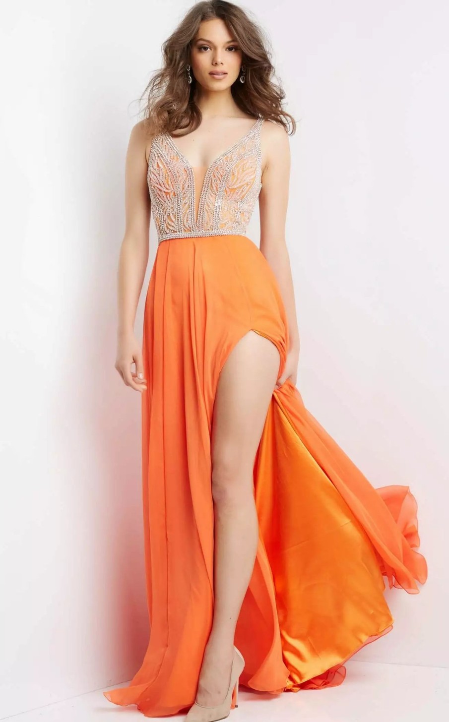 Long Prom Dresses * | Jovani 07136 Dress