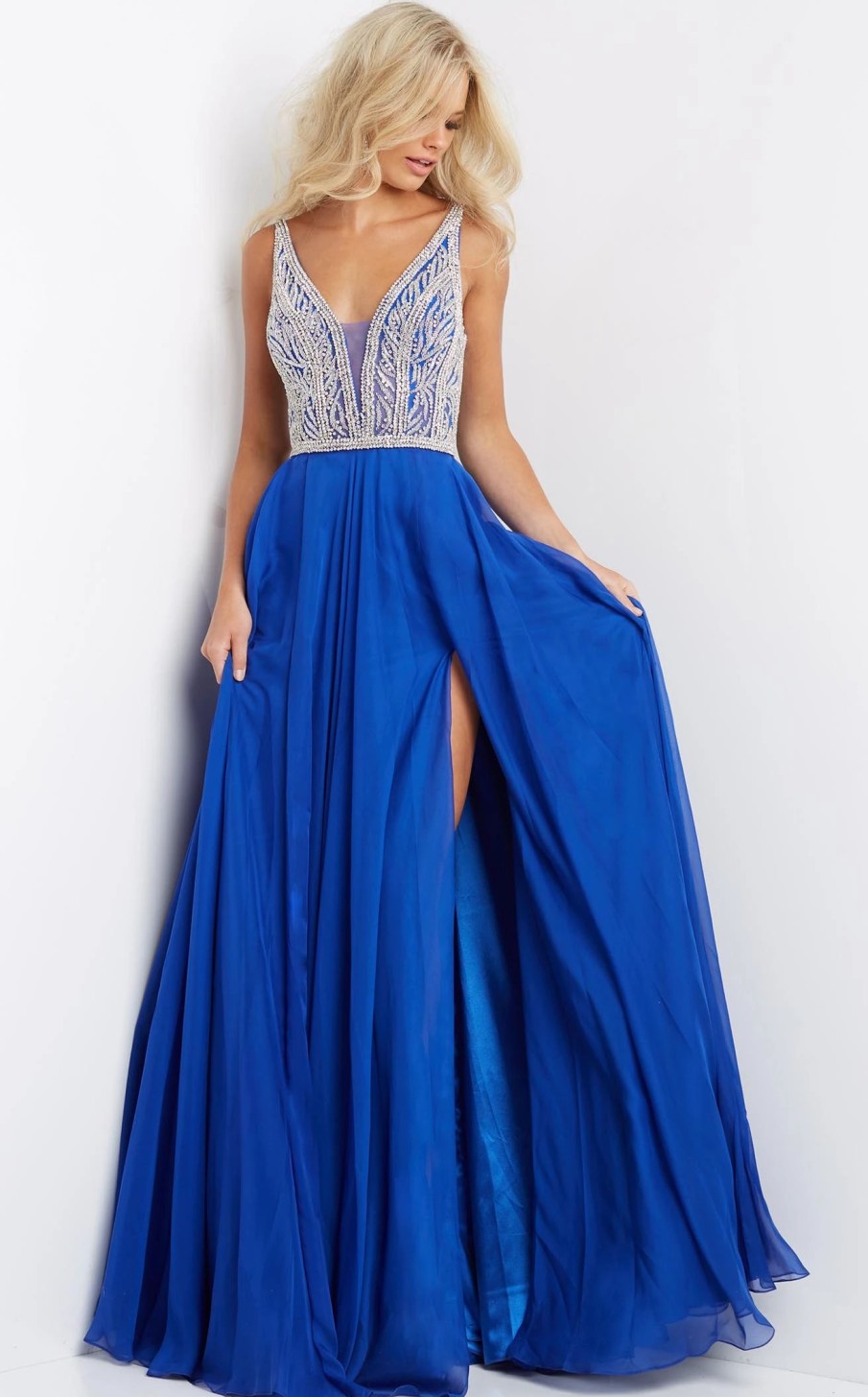 Long Prom Dresses * | Jovani 07136 Dress