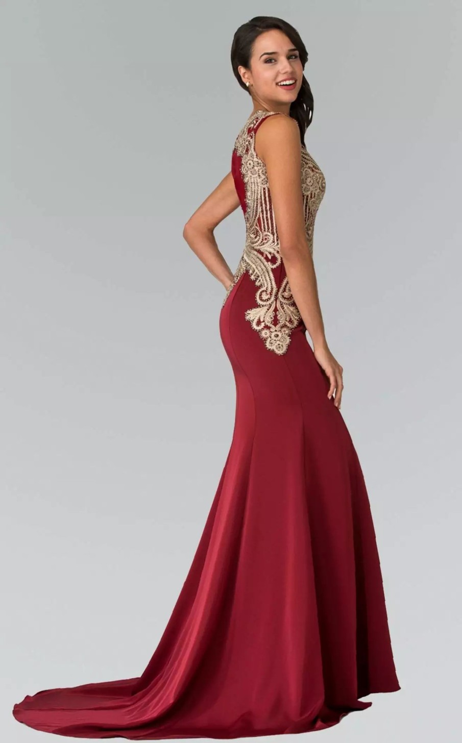 Red Carpet * | Elizabeth K Gl1461 Dress