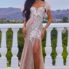 Long Prom Dresses * | Portia And Scarlett Ps22957 Dress Pink