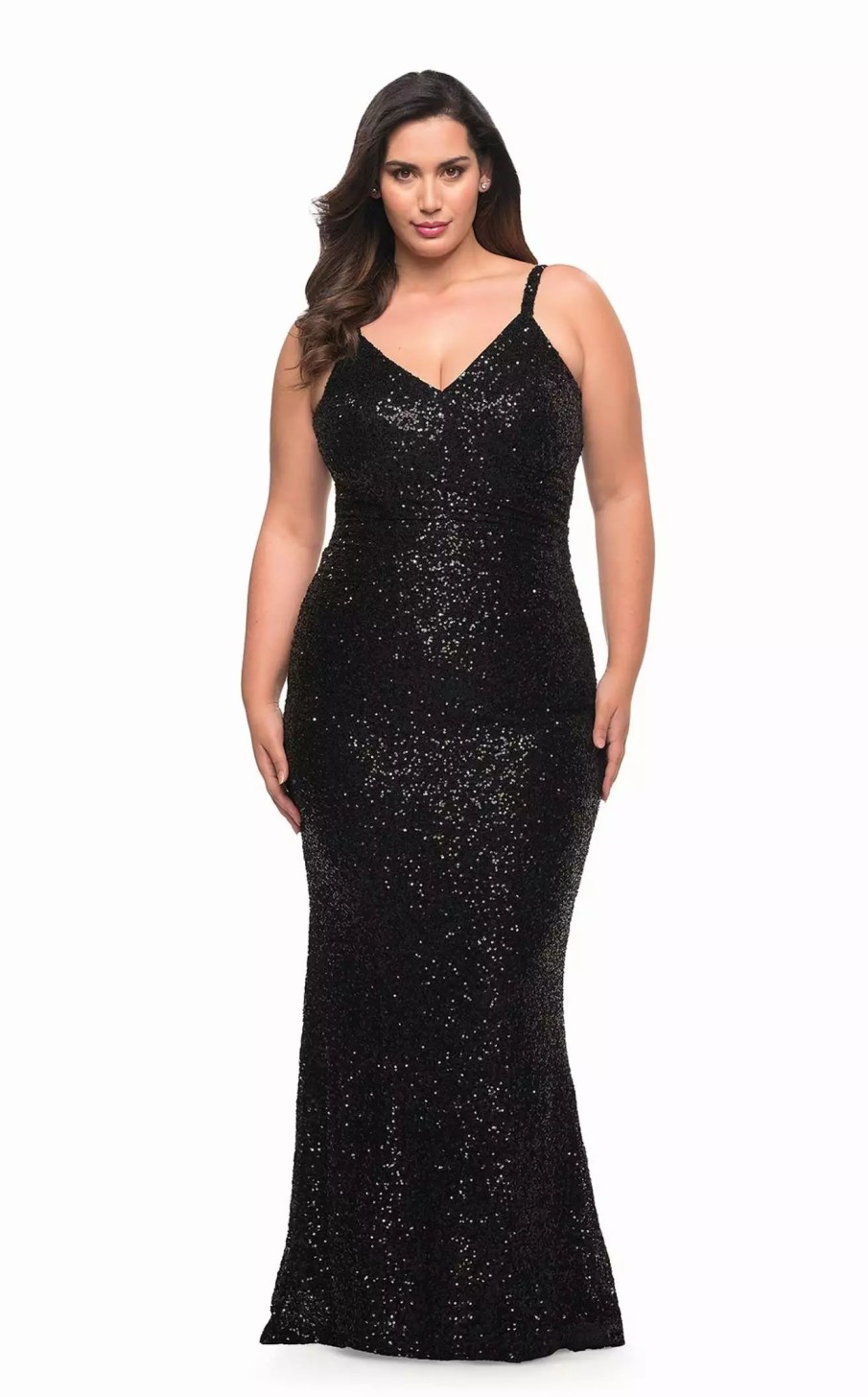 Plus Size Dresses * | La Femme 29546 Dress