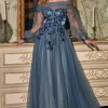 Red Carpet * | Cinderella Divine Cd978 Dress Azure