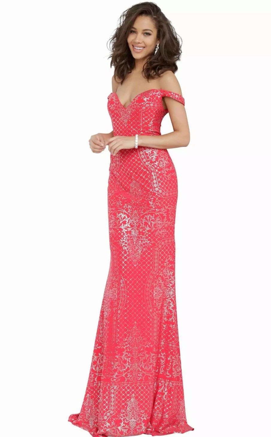 Long Prom Dresses * | Jovani Jvn60139Bg Dress