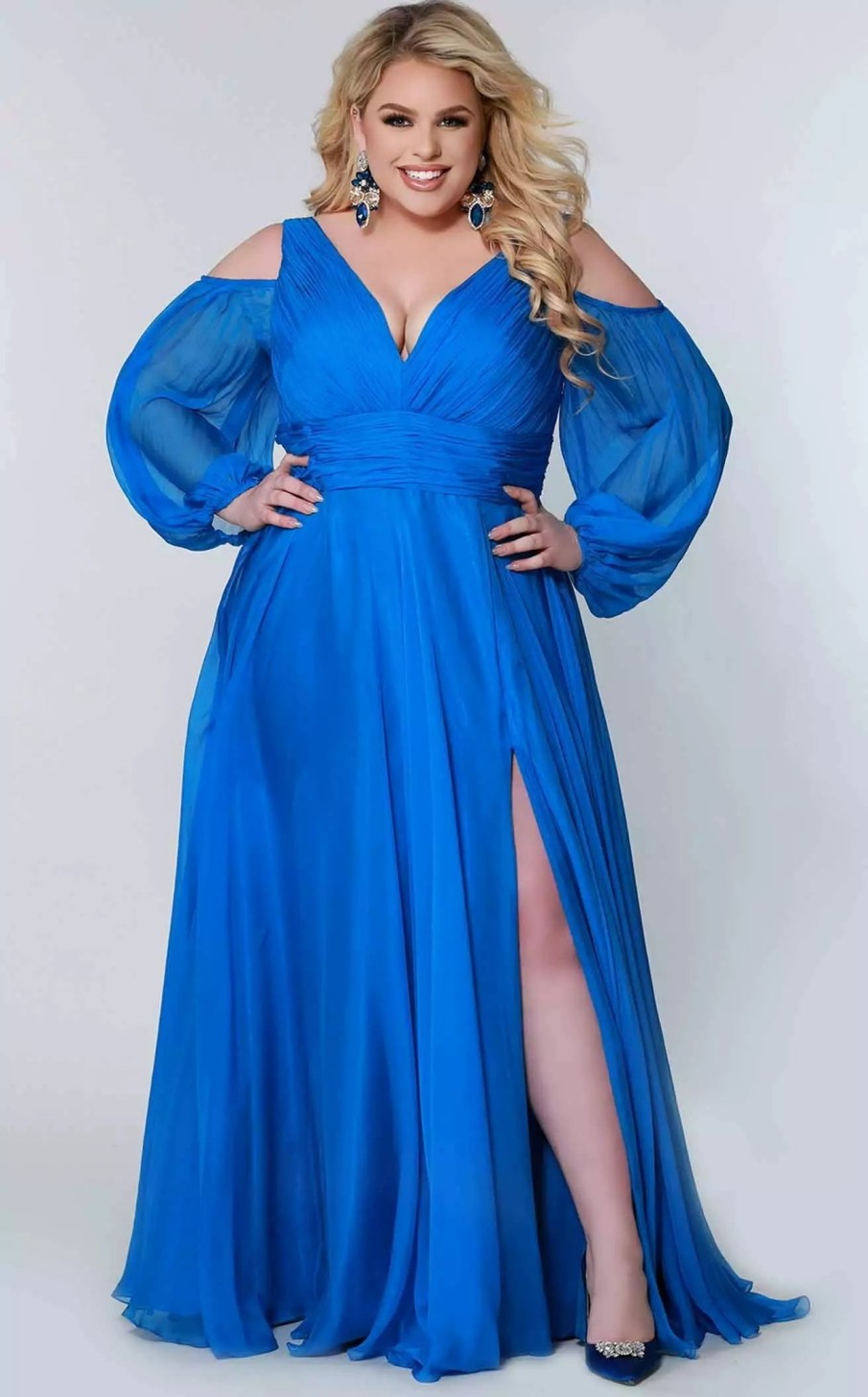 Plus Size Dresses * | Sydneys Closet Jk2205 Dress