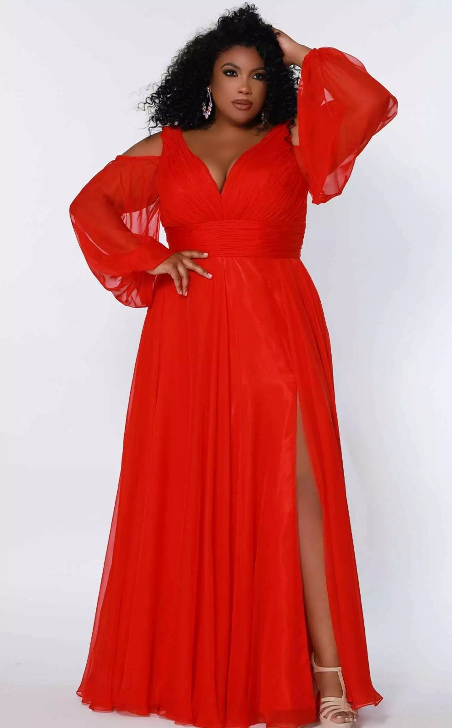 Plus Size Dresses * | Sydneys Closet Jk2205 Dress