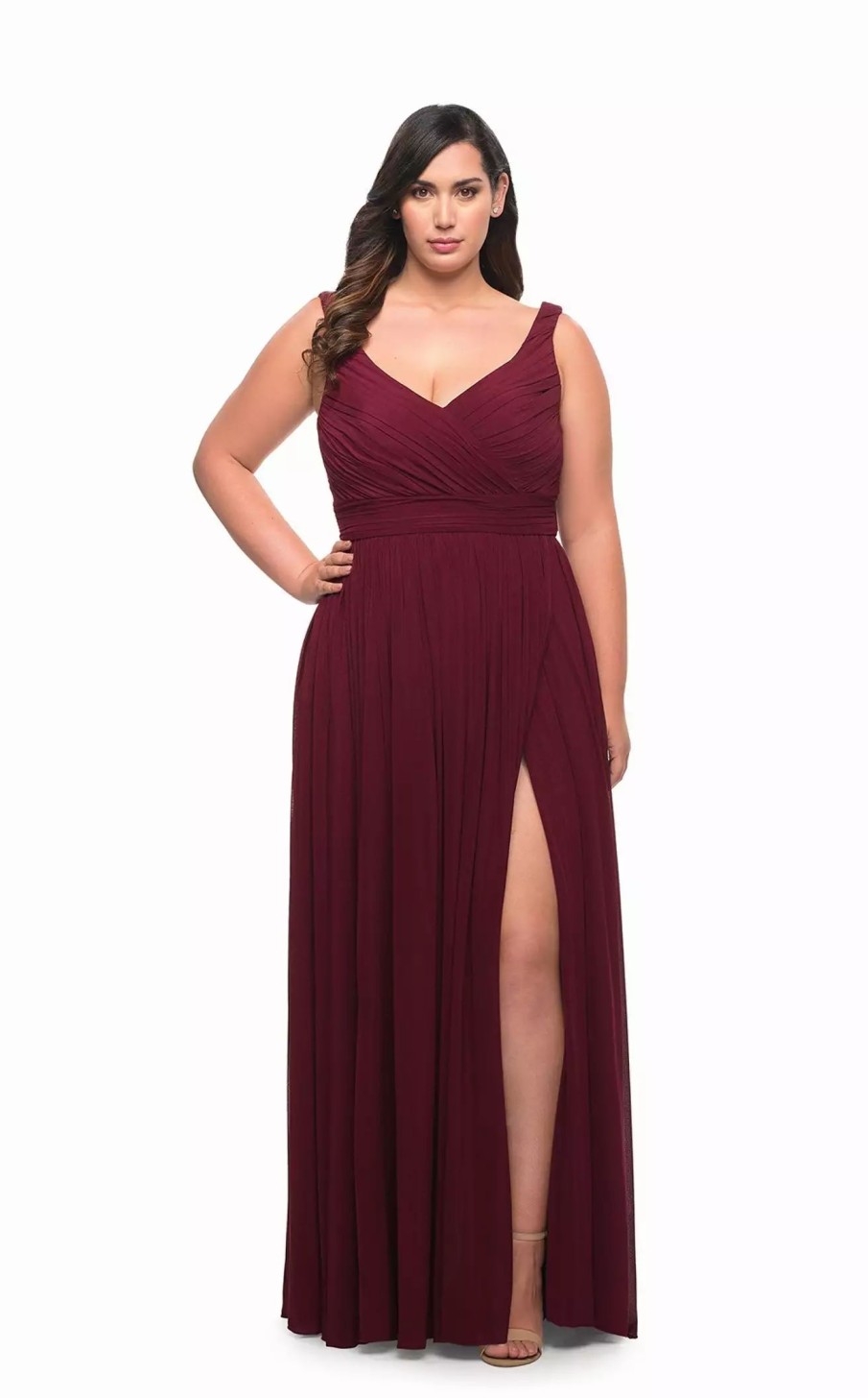 Plus Size Dresses * | La Femme 29075Cl Dress