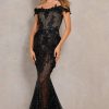 Red Carpet * | Terani 2111P4024 Dress Black-Nude