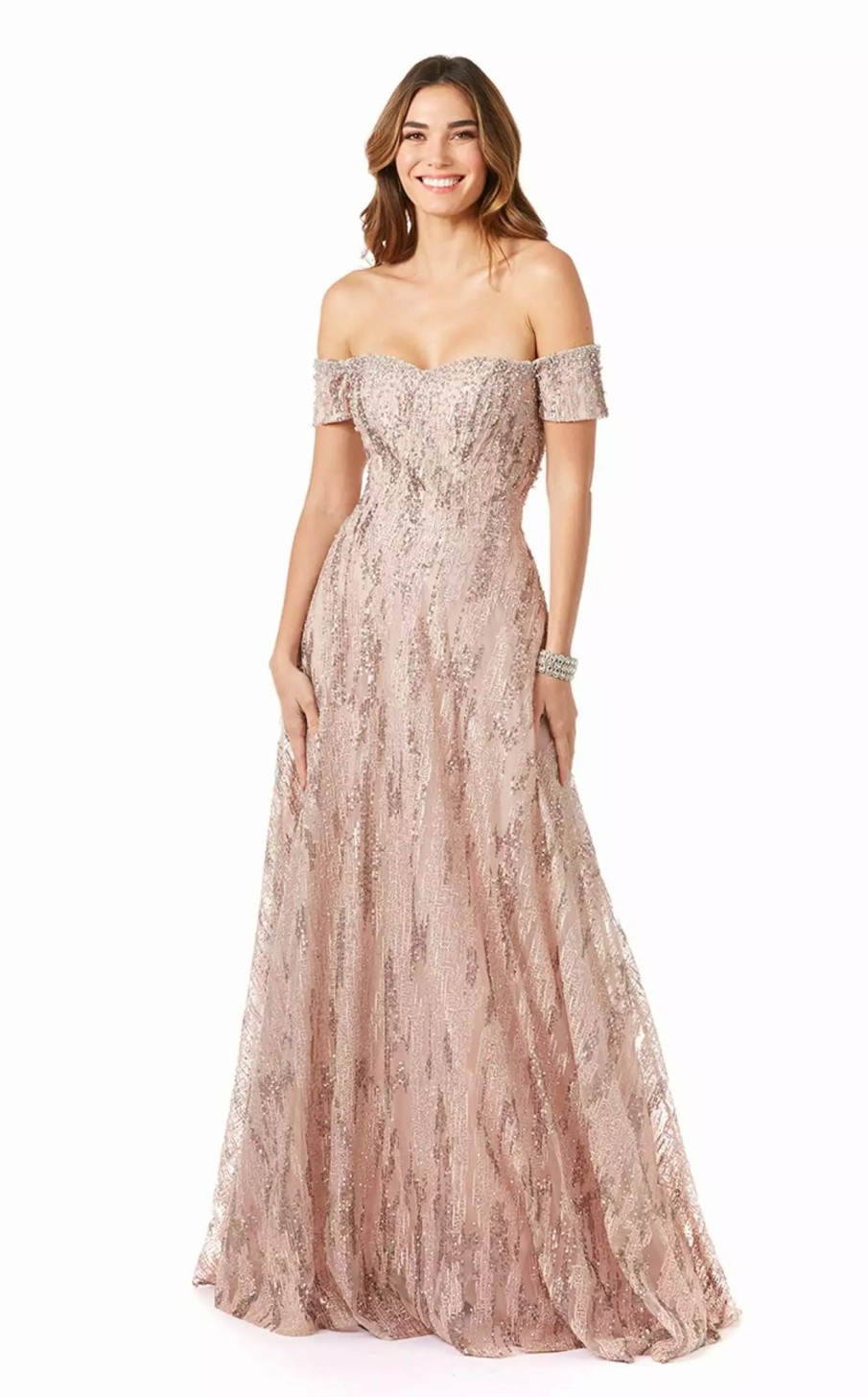 Long Prom Dresses * | Lara 29354 Dress Pink-Quartz