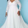 Plus Size Dresses * | Sydneys Closet Sc5276 Dress Ivory