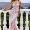 Long Prom Dresses * | Portia And Scarlett Ps22956 Dress Blush