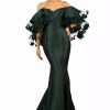 Red Carpet * | Terani 2021E2796 Dress Forest