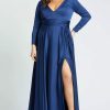 Plus Size Dresses * | Mac Duggal Fabulouss 55290 Dress Midnight